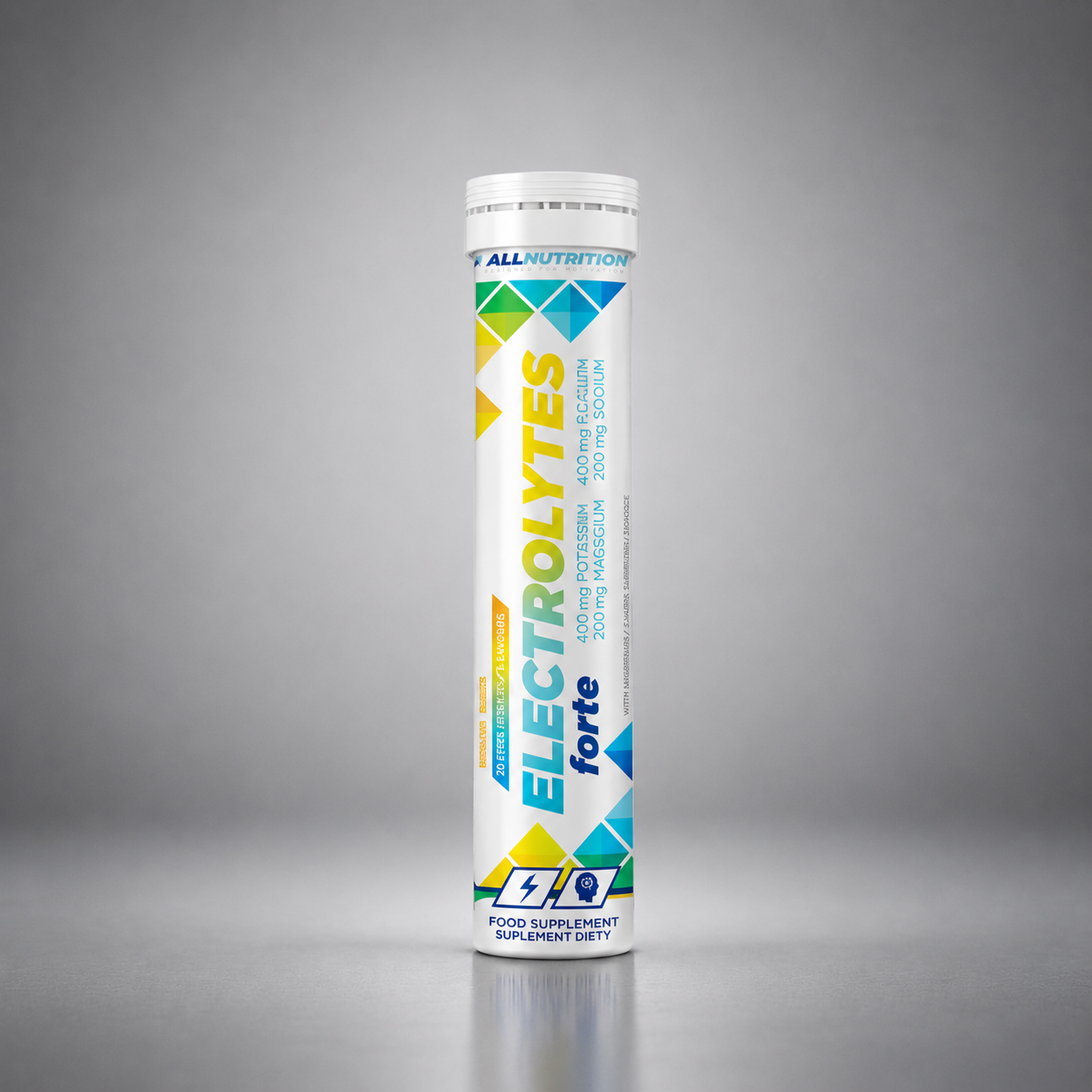 All Nutrition Electrolytes Effervescent Orange 20 tablets
